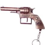 Metal Gun Keychain