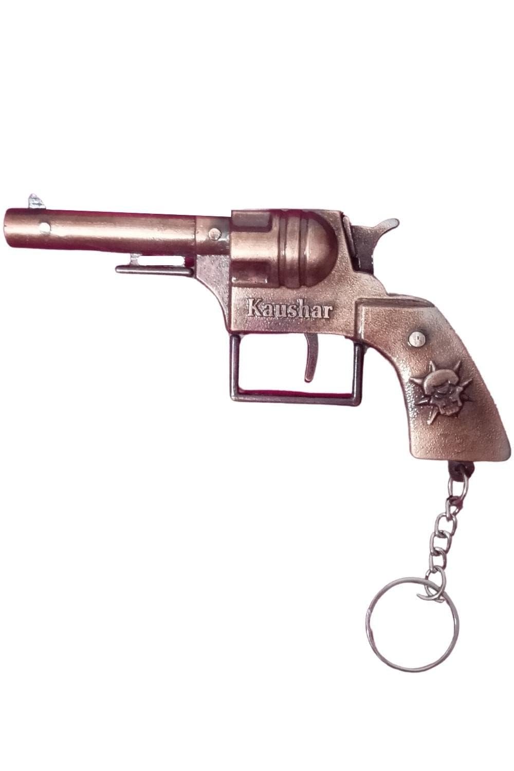 Metal Gun Keychain